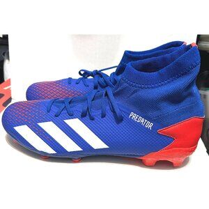 Adidas Men's PREDATOR 20.3 FG Football Cleats Blue White Red EG0964 Sz 13 NEW